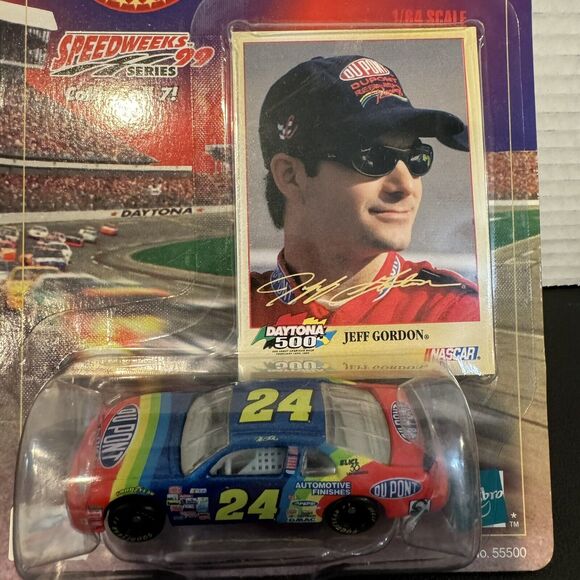Jeff Gordon #24 NASCAR Winner's Circle 1999 Daytona 500 1:64 Diecast Car MOC - Picture 2 of 8